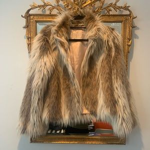 Faux Fur Jacket || VINTAGE